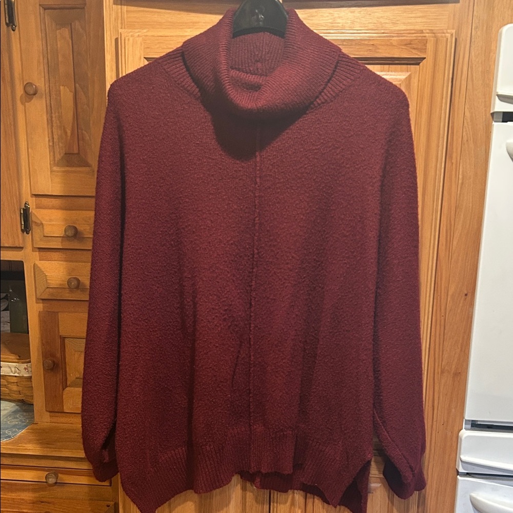 Cj banks Cowl Neck Long Sleeve Sweater